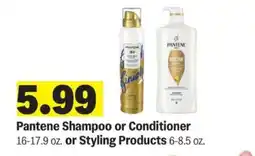 Meijer Pantene Shampoo or Conditioner or Styling Products offer