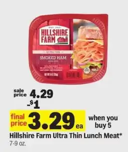 Meijer Hillshire Farm Ultra Thin Lunch Meat offer