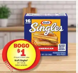 Meijer Kraft Singles offer