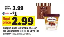 Meijer Haagen-Dazs Ice Cream or Edy's Ice Cream offer