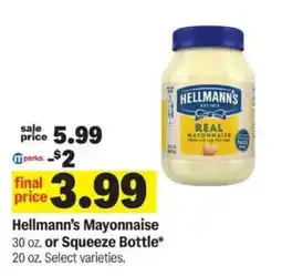 Meijer Hellmann's Mayonnaise offer