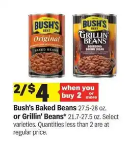 Meijer Bush’s Baked Beans or Grillin’ Beans offer