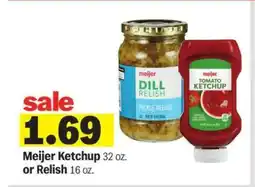 Meijer Meijer Ketchup or Relish offer