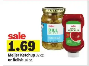 Meijer Meijer Ketchup or Relish offer