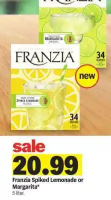 Meijer Franzia Spiked Lemonade or Margarita offer