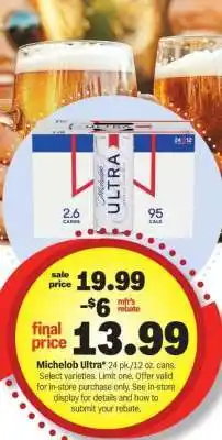 Meijer Michelob Ultra offer