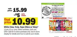 Meijer White Claw, Truly, Topo Chico or Vizzy offer