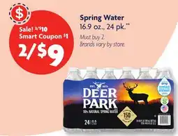 Family Dollar Spring Water offer