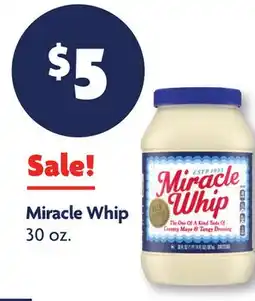 Family Dollar Miracle Whip offer