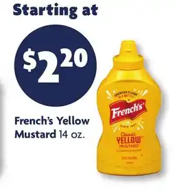 Family Dollar French's Yellow Mustard offer