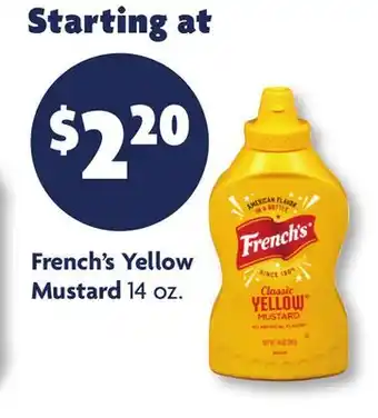 Family Dollar French's Yellow Mustard offer
