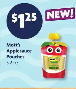 Family Dollar Mott's Applesauce Pouches offer