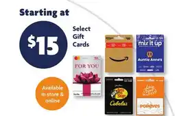 Family Dollar Select Gift Cards offer