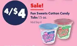 Family Dollar Fun Sweets Cotton Candy Tubs offer