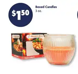 Family Dollar Boxed Candles offer