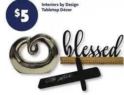 Family Dollar Interiors by Design Tabletop Décor offer