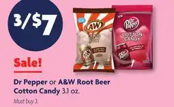 Family Dollar Dr Pepper or A & W Root Beer Cotton Candy offer