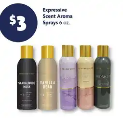 Family Dollar Expressive Scent Aroma Sprays offer