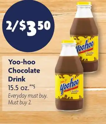 Family Dollar Yoo-hoo Chocolate Drink offer