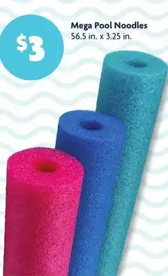 Family Dollar Mega Pool Noodles offer