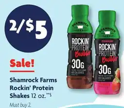 Family Dollar Shamrock Farms Rockin' Protein Shakes offer