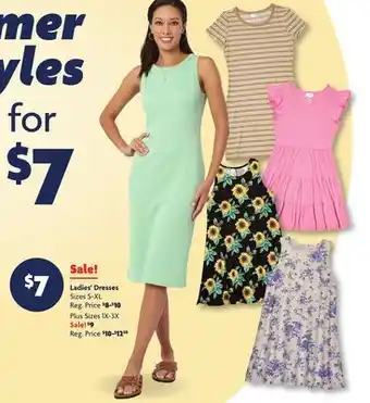 Family Dollar Ladies' Dresses offer