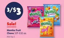 Family Dollar Mamba Fruit Chews offer