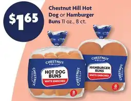 Family Dollar Chestnut Hill Hot Dog or Hamburger Buns offer