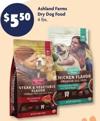 Family Dollar Ashland Farms Dry Dog Food offer