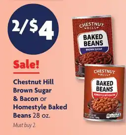 Family Dollar Chestnut Hill Brown Sugar & Bacon or Homestyle Baked Beans offer