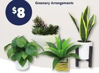 Family Dollar Greenery Arrangements offer