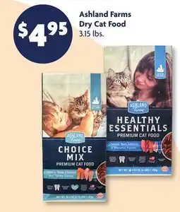 Family Dollar Ashland Farms Dry Cat Food offer