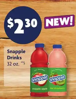 Family Dollar Snapple Drinks offer