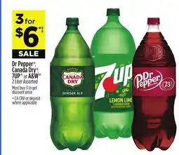 Dollar General Dr Pepper , Canada Dry , 7UP or A & W offer