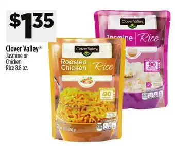 Dollar General Clover Valley Jasmine or Chicken Rice offer