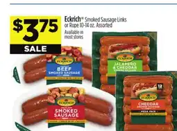 Dollar General Eckrich Smoked Sausage Links or Rope offer