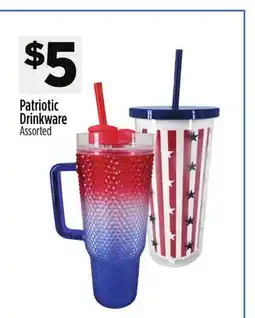 Dollar General Patriotic Drinkware offer