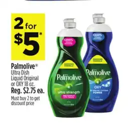 Dollar General Palmolive Ultra Dish Liquid Original or OXY offer