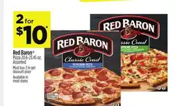 Dollar General Red Baron Pizza offer