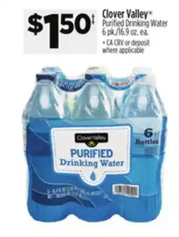 Dollar General Clover Valley Purified Drinking Water offer
