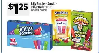 Dollar General Jolly Rancher , Sunkist or Warheads offer