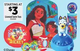 Dollar General Licensed Swim Toys offer