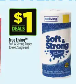 Dollar General True Living Soft & Strong Paper Towels offer