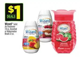 Dollar General Wizard Solid Air Freshener 7.8 oz. Assorted or Watermelon Beads 12 oz offer