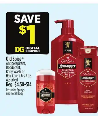 Dollar General Old Spice offer