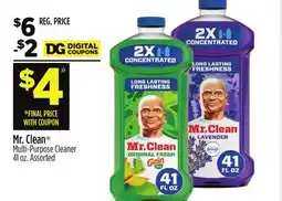 Dollar General Mr. Clean Multi-Purpose Cleaner offer