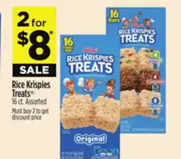 Dollar General Kellogg's Rice Krispies Treats offer