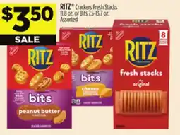 Dollar General Nabisco RITZ Crackers Fresh Stacks 11.8 oz. or Bits 7.5-13.7 oz offer