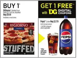 Dollar General DiGiorno Stuffed Crust Pizza offer