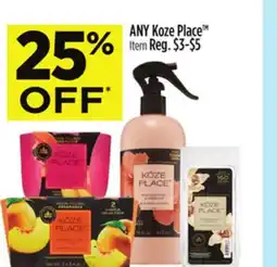 Dollar General ANY Koze Place Item offer